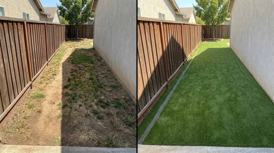 Result artificial grass installation in San Jose - San Jose Turf Installation